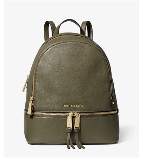 michael kors emerald green purse|michael kors olive green backpack.